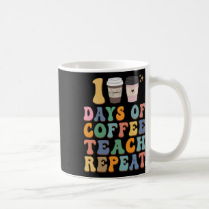 100 Days Of School For Teacher Coffee Lover  Mug