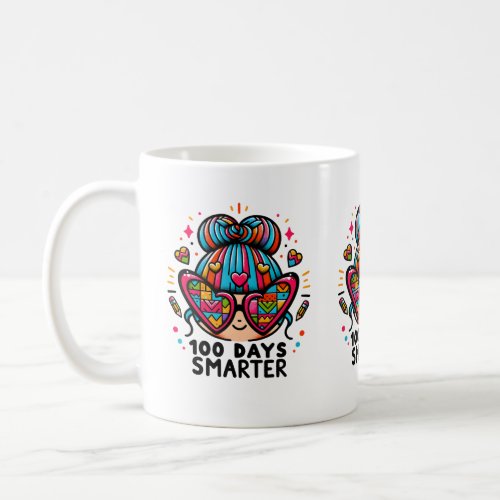 100 Days Of School Funny 100 Days Smarter Coffee Mug
