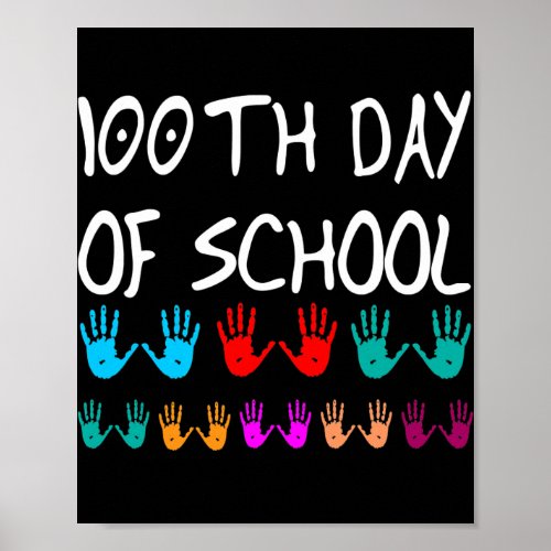 100 Days Of School Funny 100th Day Of School Poster
