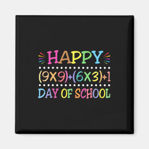 100 Days Of School Funny Math Teacher Magnet