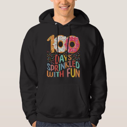 100 days of school girls kindergarten 100th day of hoodie