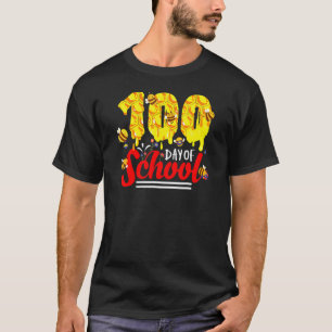 100 Days Of School Group Cute Bees Funny Teachers T-Shirt