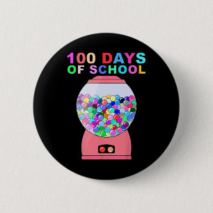 100 Days Of School Gumball Machine For Kids Teache Button