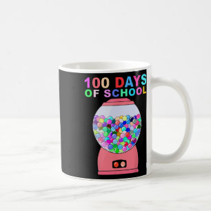 100 Days Of School Gumball Machine For Kids Teache Coffee Mug