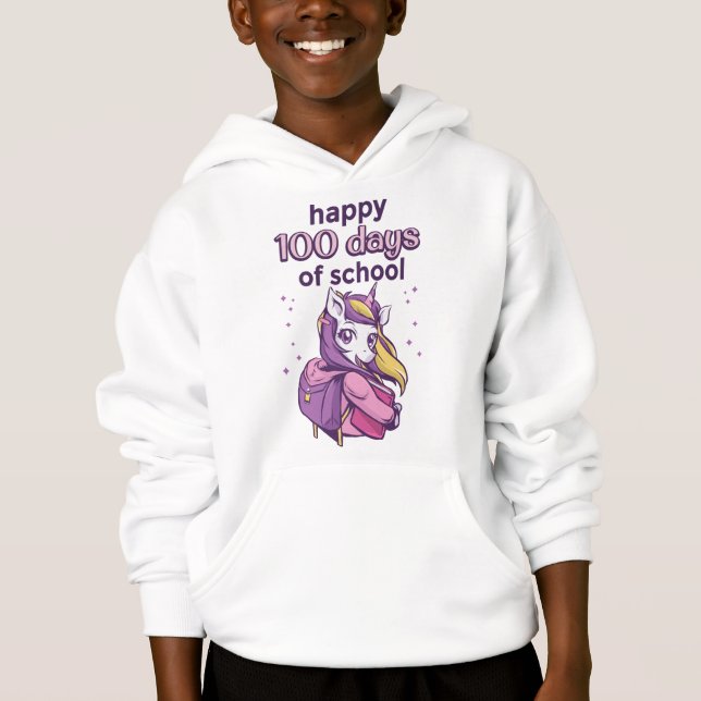 100 days of school hoodie (Front)