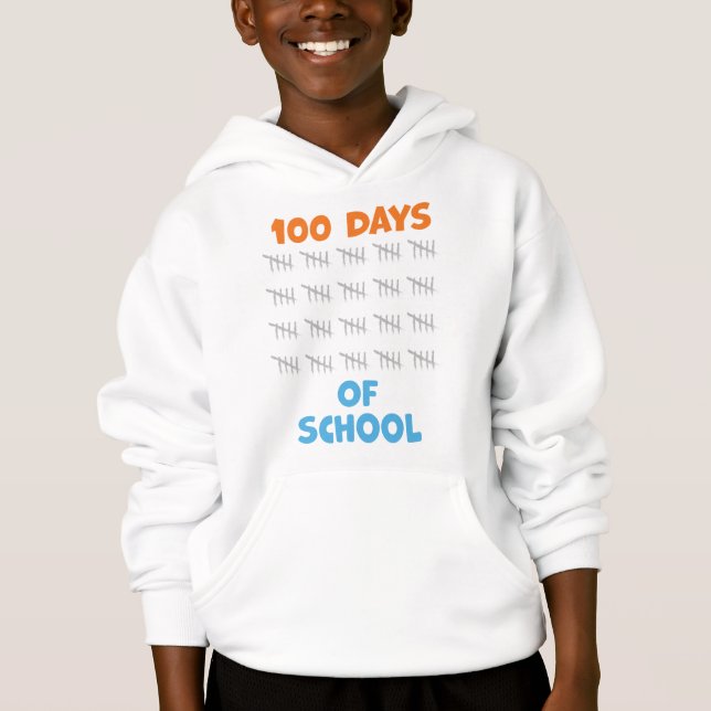 100 Days of School Hoodie (Front)