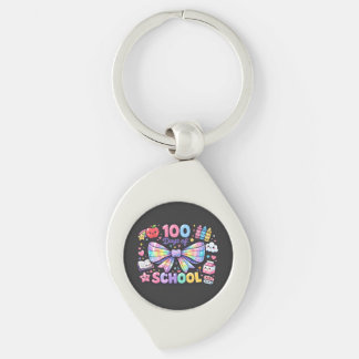 100 Days Of School  Keychain