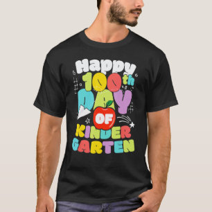 100 Days Of School Kindergarten Brighter Teacher A T-Shirt