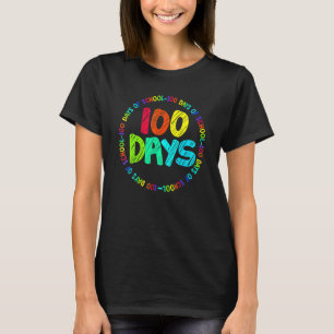 100 Days Of School Kindergarten Pre K Teacher 100t T-Shirt