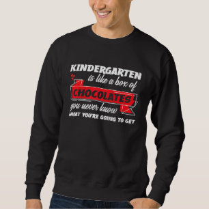 100 Days Of School Kindergarten Preeschool Teacher Sweatshirt