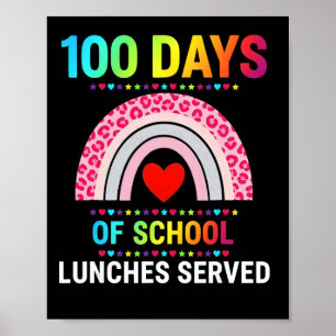 100 Days Of School Lunches Served Rainbow Lunch La Poster