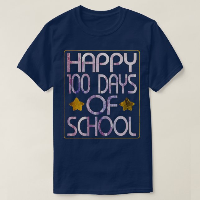 100 Days of School merch for Teachers Gift T-Shirt (Design Front)