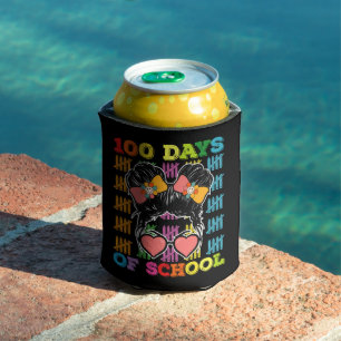 100 Days Of School Messy Bun Teacher Can Cooler
