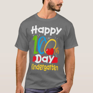 100 Days of School of Kindergraten T-Shirt