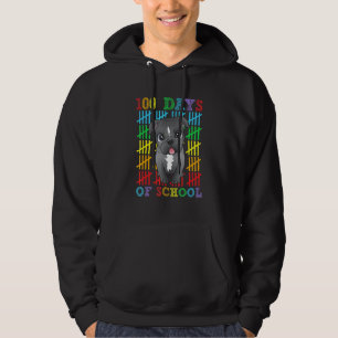 100 Days of School Pitbull Dog Lover Funny 100th D Hoodie