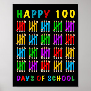 100 Days Of School Poster