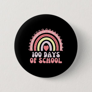 100 Days Of School Rainbow 100th Day Of School 100 Button