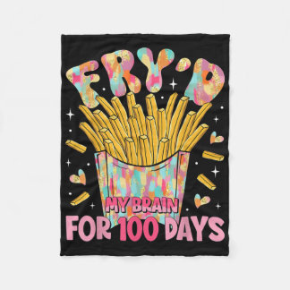 100 days of school, school, teacher, 100 days, 100 fleece blanket