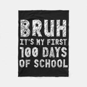 100 days of school, school, teacher, 100 days, 100 fleece blanket