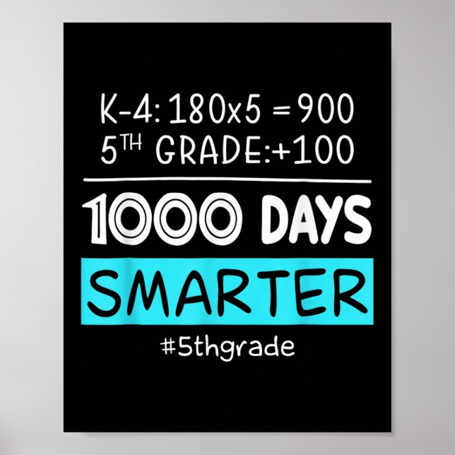 100 days of school, school, teacher, 100 days, 100 poster (Front)