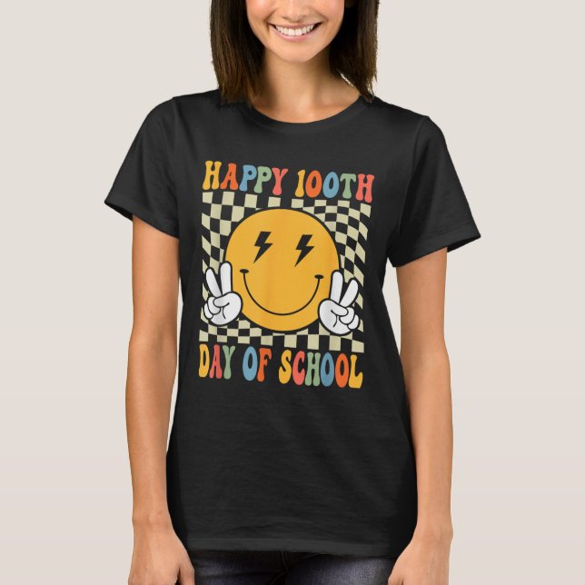 100 days of school, school, teacher, 100 days, 100 T-Shirt (Front)