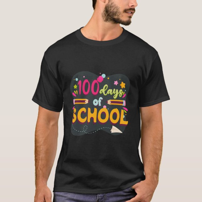 100 Days Of School Shirt | 100th Day Of School  (Front)