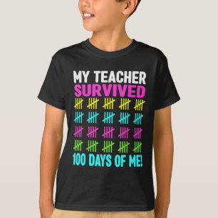 100 Days Of School Shirt Girls Kids 100th Day Of