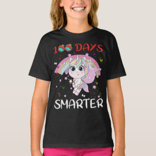 100 Days of School Shirt Unicorn Girls Costume