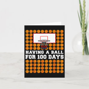 100 Days Of School Sketll 100th Day For Boys Card