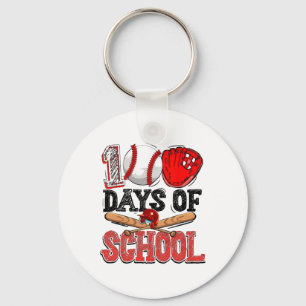 100 Days Of School Sports Game Bysebyll Player Stu Keychain