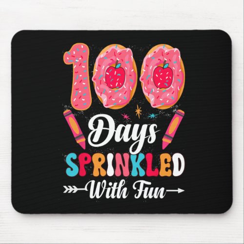 100 Days Of School Sprinkled With Fun Cute Cupcake Mouse Pad