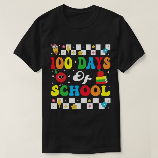 100 Days Of School T-Shirt (Design Front)