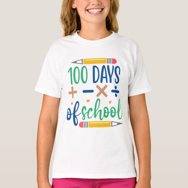 100 days of school T-Shirt (Front)