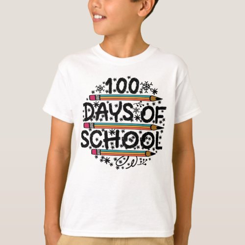 100 DAYS OF SCHOOL T_Shirt