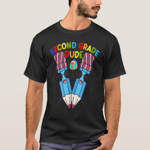 100 Days of School Teacher 100th Day of 2nd Grade T-Shirt