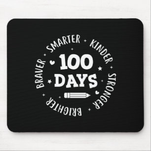 100 Days Of School Teacher 100th Day Of School Sma Mouse Pad