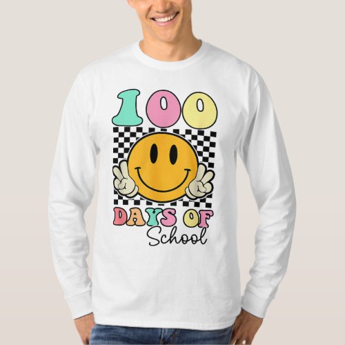 100 Days Of School Teacher Kids 100th Day Of Schoo T_Shirt