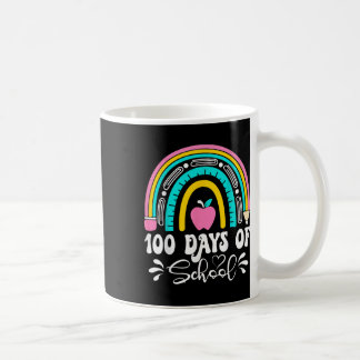 100 Days Of School Teacher Rainbow 100th Day Of Coffee Mug