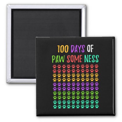 100 Days of School Teacher Student 45 Magnet