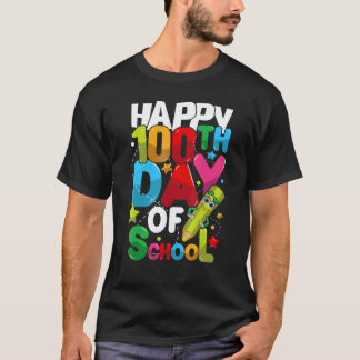 100 DAYS OF SCHOOL Teacher Student Men Women Kids T-Shirt
