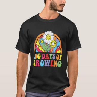 100 Days Of School Teacher Student Retro 100 Days T-Shirt