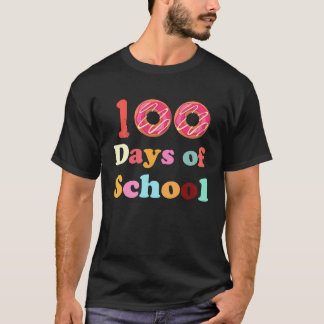 100 Days of School Teachers Kids Groovy 100th Day T-Shirt