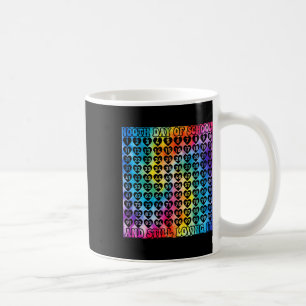 100 Days Of School Tie Dye Hearts Numbers 100 Day Coffee Mug