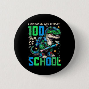 100 Days Of School Trex 100 Days Smarter 100th Day Button
