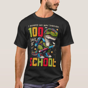 100 Days Of School Trex 100 Days Smarter 100th Day T-Shirt