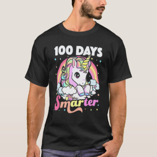 100 Days Of School Unicorn Girls Teacher 100th Day T-Shirt