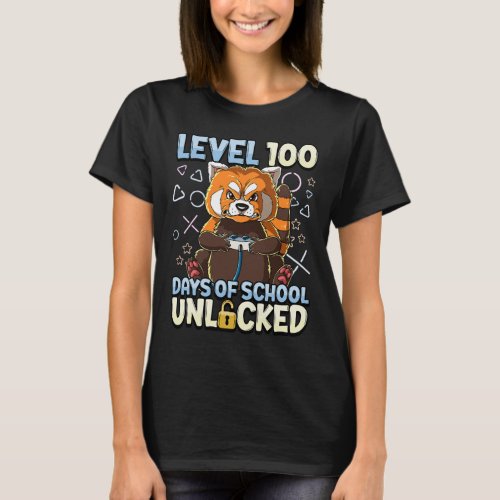 100 Days Of School Unlocked 1  T_Shirt