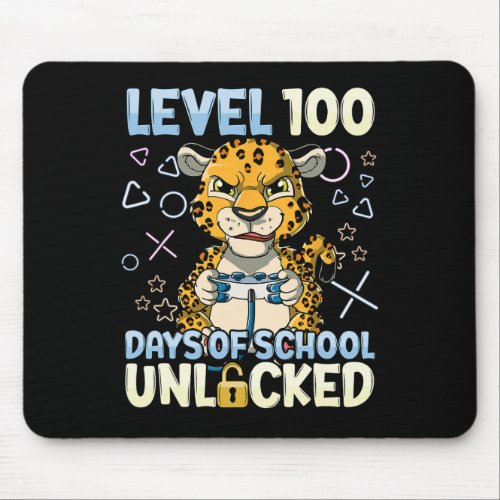 100 Days Of School Unlocked  Mouse Pad