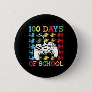 100 Days of School Video Games Controller Gaming K Button