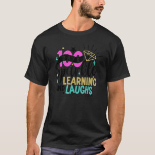 100 Days of Sparkle Learning and Laughs 100th Day T-Shirt